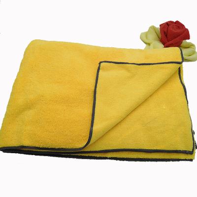 China Wholesale High Quality Car Wash And Clean Towel Large For Car Drying Microfiber Pile Short Long Car Cleaning Towel for sale