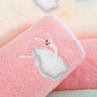 China Coral Velvet QUICK DRY Face Towel With LOGO Quick Drying Towel Soft Towel for sale