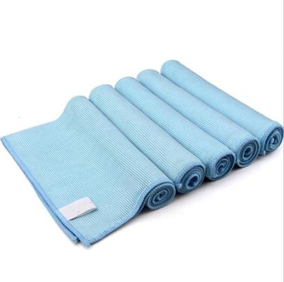 China Wholesale Viable Microfiber Glass Cleaning Cloth Lint Free Glossy Window Cleaning Cloth 40*40cm for sale