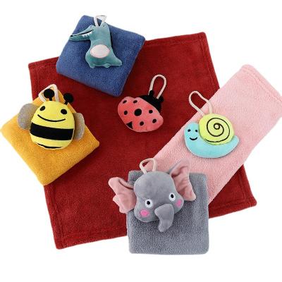 China Sustainable Gift Bathroom Hand Towel Stock Kitchen Velvet Absorbent Towel For Cleaning for sale