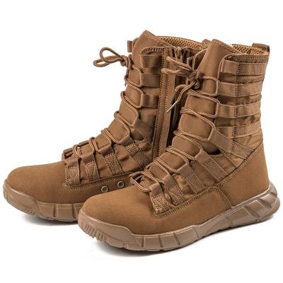 China Original Custom Multi-Function Male Waterproof Shoe Male Multi-Function Men's Multi-Functional Tactical Boot Men's Tactical Boot Brown Men's Army Pull Cordura Delta Zipper Combat Gear for sale