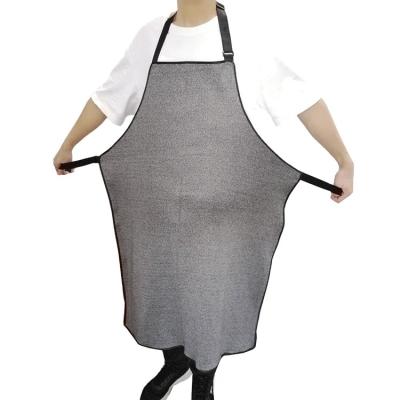 China Anti-Cut Gujia Protective Pinafore Tear Resistance Level 5 Stab Proof Cut Resistant Apron For Working Or Kitchen Cut-Resistant for sale