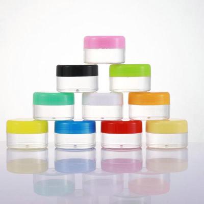 China Personal Care Recycling Empty Plastic PET PS Jar Packaging Containers For Body Butter Or Face Cream for sale