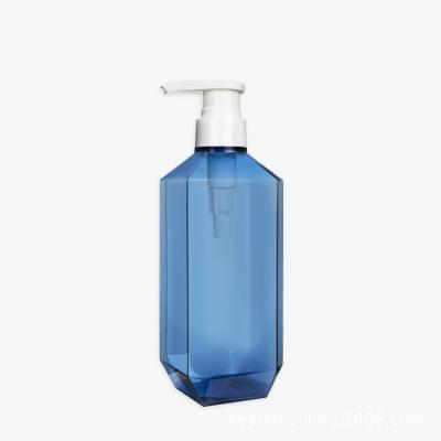 China Cosmetic Easy Open Custom PET Empty Plastic Shampoo Bottle For Sale for sale