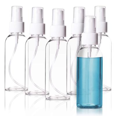 China China Supplier 60ml PET Cosmetic Liquid Plastic Spray Bottle For Cosmetic Packaging for sale