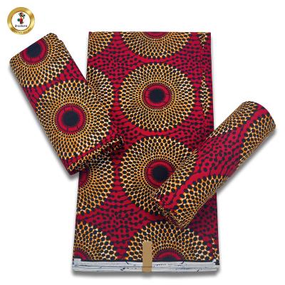 China 2022 Fashionable African Pagne Africain Wax Print Cotton Fabric Wax Fabric Anti-static 100% African Wax Print for sale