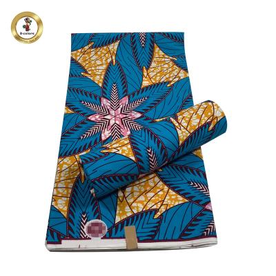 China 2022 New Sales New Wax Fabric Hot Anti-static High Quality African Cotton Fabric Soft African Ankara 100% Wax Prints Fabric for sale