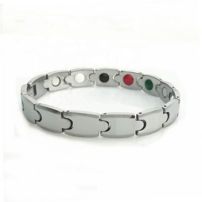 China Best Quality CLASSIC Germanium Turquoise Tourmaline Tungsten Magnetic Bracelet for sale