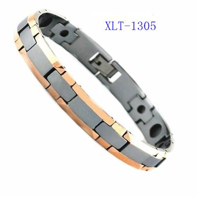 China CLASSIC Rose Gold Color Sport Energy Ion Germanium Tungsten Bracelet for sale