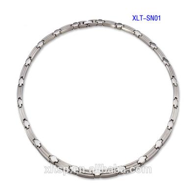 China China Wholesale Pure Titanium Magnetic Necklace Jewelry For Men for sale