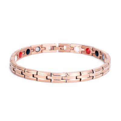 China Organic Stainless Steel Casual/Sports Negative Energy Ion Germanium Magnetic Bracelet for sale