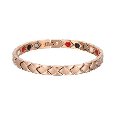 China 2021 New Arrival Rose Gold Stainless Steel Bracelet Women Casual / Sporty Bracelet for sale