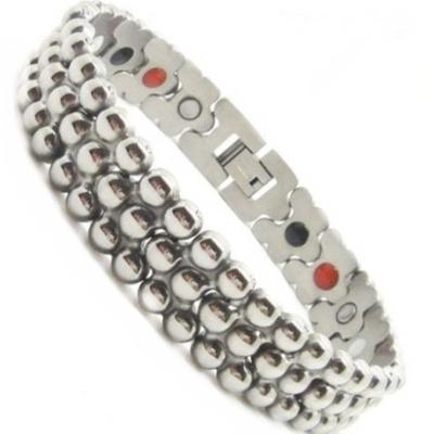 China 2021 popular casual/sporty bead bracelet stainless steel bracelets for men for sale