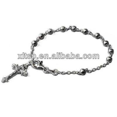 China XLT-CB38 spiritual spiritual bead steel bead bracelet - Jesus bead bracelet for sale