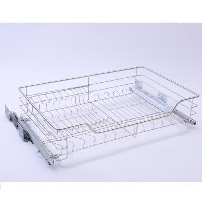 China Sustainable China Supplier Wholesale Fruit Mesh Baskets Stainless Wire Steel Pull-out Basket for sale