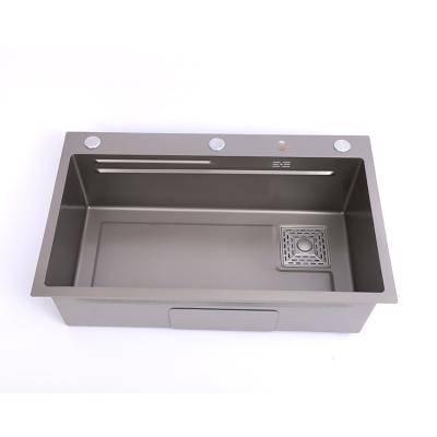 China Without Faucet Wholesale Equipment Durable Handmade Dish Sink Stainless Steel Sink Large Dish Sink for sale