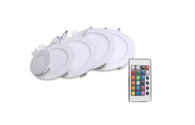 China Runde eingebettete Instrumententafel-Leuchte RGB LED 12W/18W-/25W-Ra80 CER ROHS genehmigten zu verkaufen