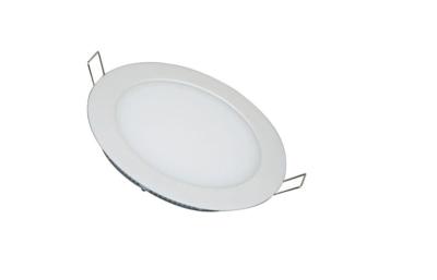 China Ultra Slim 5500k / 6000K Round LED Panel Light 15 W For Meeting Room / Factory for sale