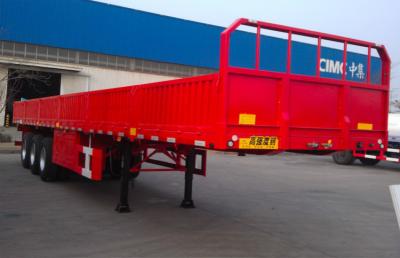 China Durable Cargo Van Trailer Dual Air Brake System High Efficiency 40 Tons for sale