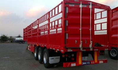 China 3 Or 4 Axles 45ft Cargo Van Trailer Multi - Function Standard Running System for sale