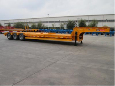 China Low Bed Container Delivery Trailer Light Tare Weight CIMC Concave Type for sale