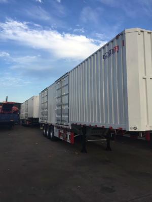 China Isolated Curtain Side Trailer Optional ABS Braking System For Super Market for sale