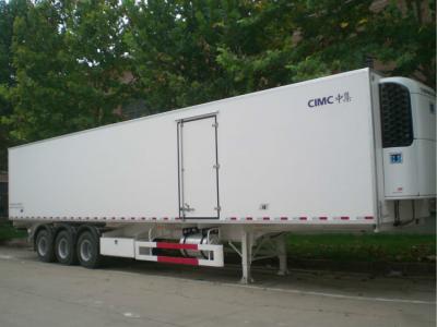 China 2 Or 3 Axle Refrigerated Cargo Trailer 35 Tons Capacity Customized Size for sale