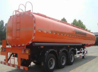 China 42cbm Fuel Tank Trailer 3 4 Or 5 Compartments 3 Axles For Transporting for sale