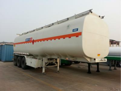 China Diesel Fuel Storage Trailer Triple Axle Transport Fuel Tanker Semi Trailer for sale