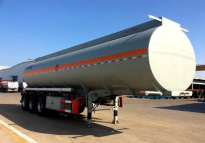 China Carbon Steel Fuel Tank Trailer 55000 Liters Petroleum Tanker Trailer for sale