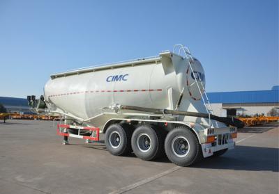 China 3 Axles 50 Tons Cement Tanker Trailer 3 Axle With Carbon Steel Silo for sale