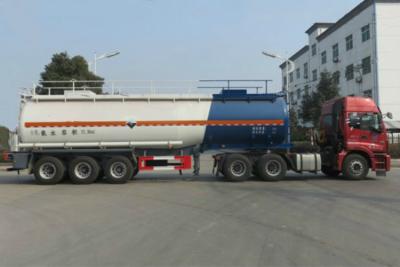 China 42 Ton Liquid Chemical Tank Trailer For Concentrated Sulfuric Acid for sale