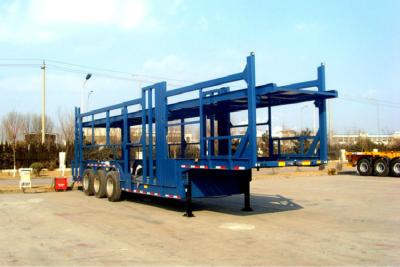 China 3 Axle 22 Meters Auto Transport Carriers Hydraulic Semi Truck Car Carrier for sale