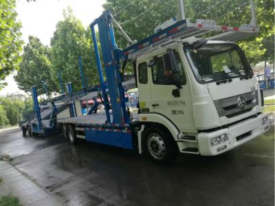 China 8-10 Unit Car Carrier Trailer HOWO HOHAN Center Axle Truck Car Transport for sale