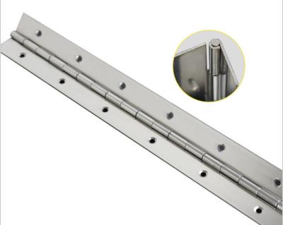 China Factory direct modern stainless steel 201/304/316 long and small metal piano hinge material continuous folding 180 degree for sale