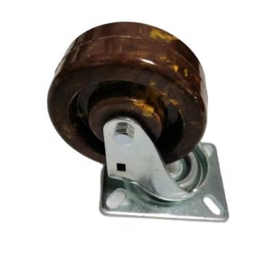 China Other Factory Sale 3/4/5/6/8 Inch Swivel Proofer High Temperature Bakery Protection Rust Resistance Oil Caster Steel Wheels for sale