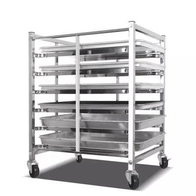 China Bakery Kitchen Factory Sale Bakery Rack Trolley Rack Stand Rack Trolley Oven Rotating Racks for sale