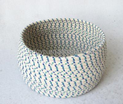 China Sustainable Round Universal Cotton Rope Storage Box for sale