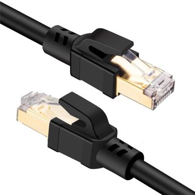 China Sicheres schnelles Netzwerk RJ45 Cat8 Patch Kabel abgeschirmt 2 GHz für eine höhere Leistung zu verkaufen