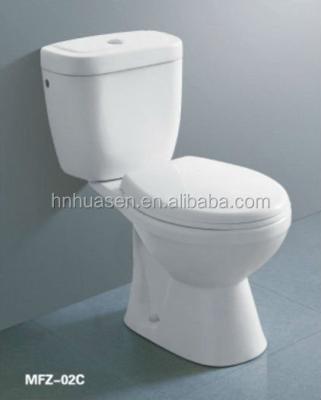 China Double-flow Hot Selling Washdown Ceramic WC HTT-02C Toilet Bowl for Europe and Africa for sale