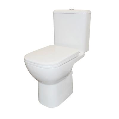 China 2019 New Model Double-flow Toilet and Square Shape Rimless Toilet for Europe (HTT-CIT03) for sale