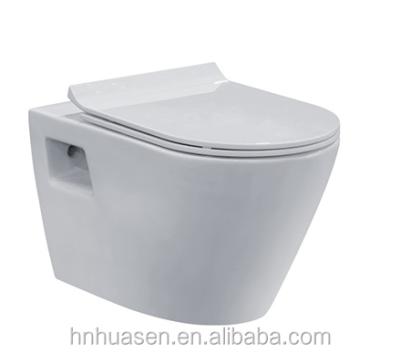 China Concealed Tank Sanitary Ware Pissing Toilet With Soft End Seat HHT-018H For Germany for sale