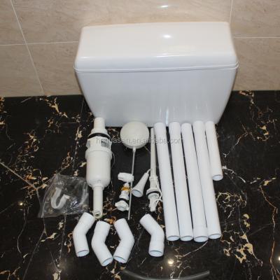 China Wall Hung Toilet Water Tank 8L Plastic Cistern For Bathroom for sale