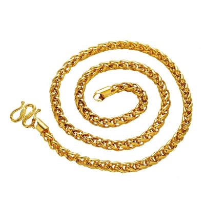 China Fashion New Fashion Gold Necklace Trendy Jewelry Statement Necklace Men Gold Plated for sale