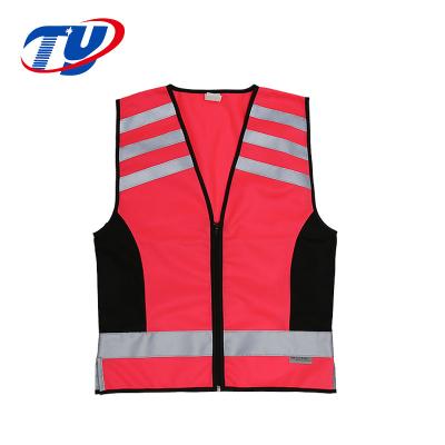 China 100% Polyester Wholesale Traffic Road Racing Reflective Vest for sale