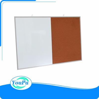 China Good Design Aluminum Frame Writing Magnetic Blank Board And Cork Board Combination 300x450mm~1200x3000mm for sale