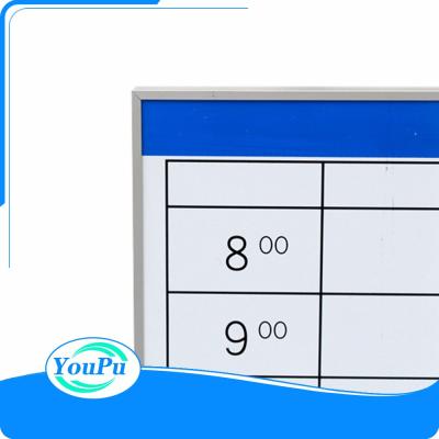 China Wall Mounted Magnetic Whiteboard Monthly Planner Dry Erase Board 600x900mm~600x1200mm for sale