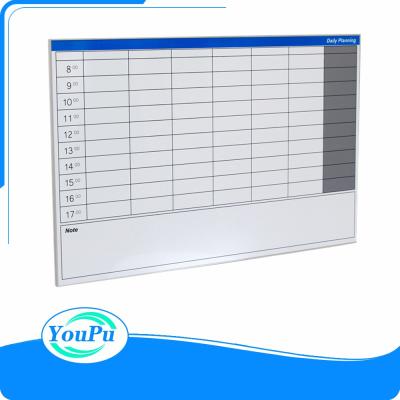 China magnetic white board with grid lines 600x900mm~600x1200mm for sale