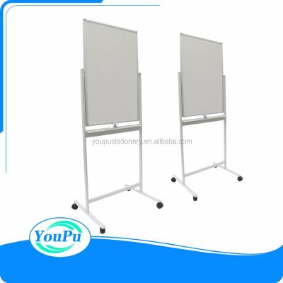 China Mobile Whiteboard Stand Magnetic Whiteboard with Wheels 600x900mm~1200x1800mm for sale