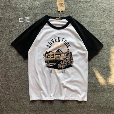 China Wholesale Anti-wrinkle High Quality Washed Men's T-shirt Custom Vintage 100% Cotton Oversized Men's T-shirts for sale